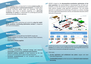 Coordinating Optimisation of Complex Industrial Processes